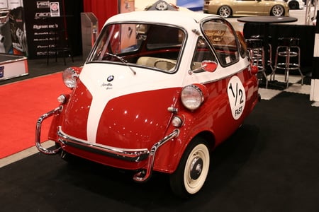 Isetta - bmw, car, isetta, red