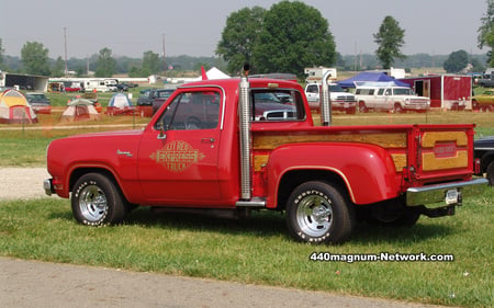 Lil' Red Wagon - truck, red, wagon, lil, dodge