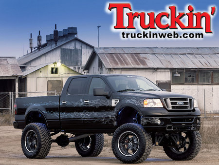 F150 - 4x4, ford, black, truck