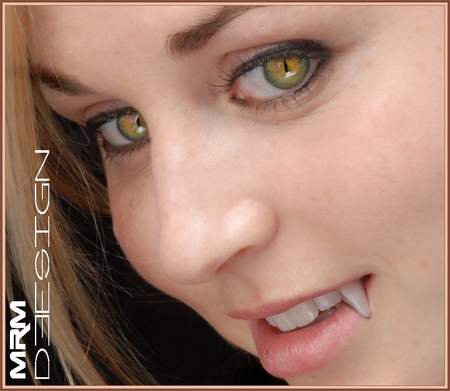 vampire girl - face, lady, models, girl, vampire, eyes