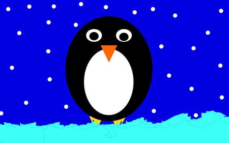 Peinguin Snow - animal, bird, peinguin, ice, snow, cold