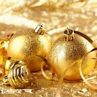 Golden decorations