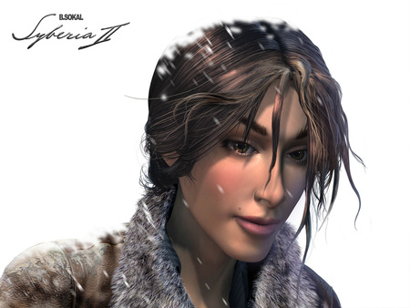 Syberia - syberia, game, kate, snow