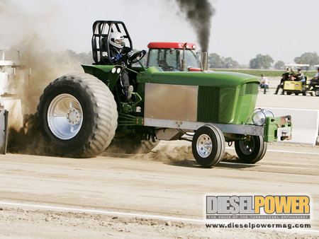 John Deere - tractor, pull, deere, john