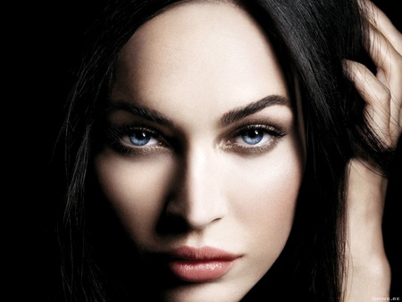 megan-fox - megan, lady, blue, eyes, models, face