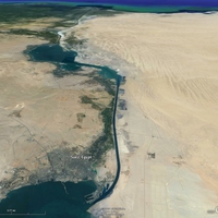 Suez Canal From Space