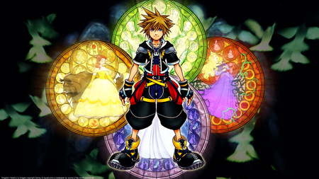 kingdom-hearts - kingdom, fantasy, anime, color, games