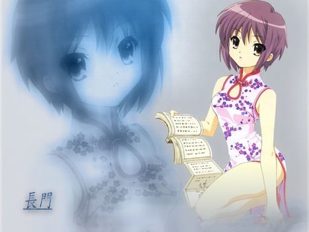 yuki in chiness cloth - cute, yuki, anime, chiness