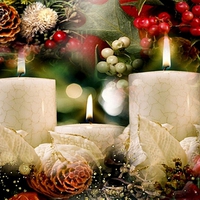 Christmas candles