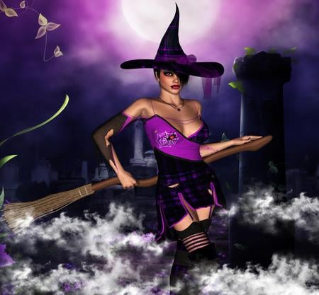 Sexy Sorceress - sorceress, sexy, fantasy, 3d