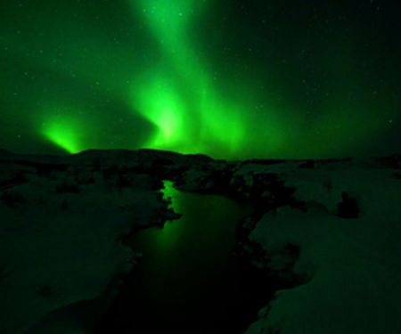 Awesome polar light - amazing, light, emerald, green, polar, awesome