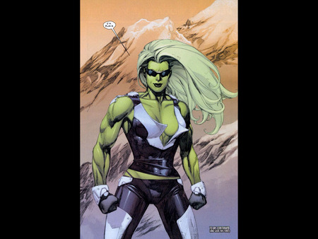 She Hulk - hulk, fantasy, comic, female, she