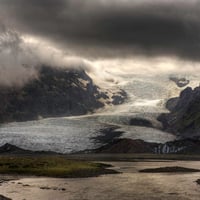 Stormy Glacier, Iceland