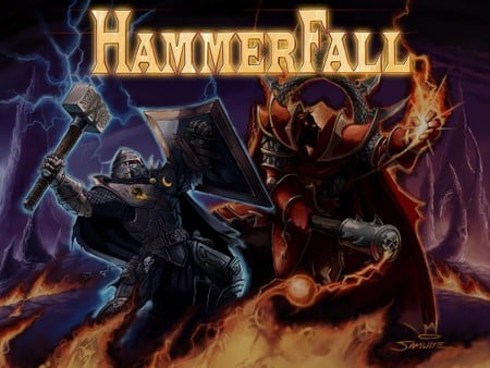 HammerFall - heavy, metal, sweden, hammerfall, power