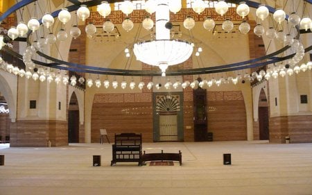 Al Fateh Mosque in Manama - Bahrain (interior) - bahrain, islam, place, masjid