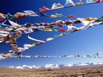 Flags in Tibet