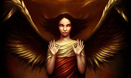 Dark Angel - dark, female, fantasy, angel