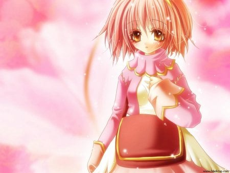 Pink Girl - anime, girl, pink, cute