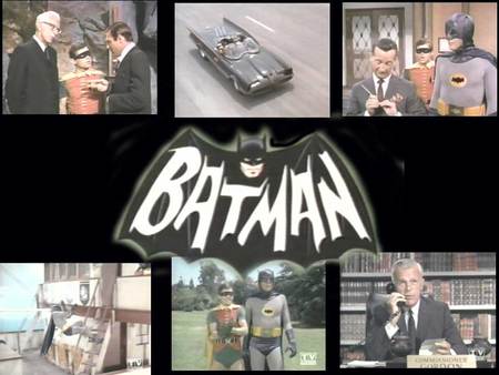 Batman - robin, bat-mobile, alfred, collage, tv, batman gordon, hero