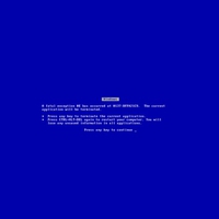 Blue Screen of Death