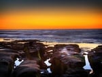 la jolla cove sunset