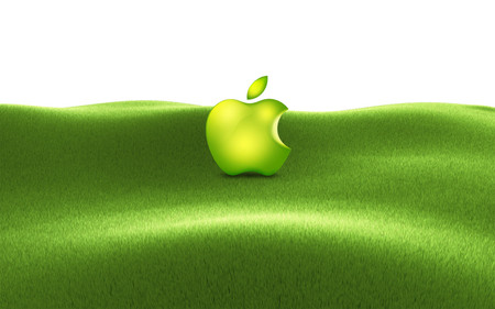 green apple - apple, technology, green