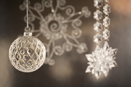 Silver decorations - new year, candles, photography, ball, lovely, garland, christmas, balls, holidays, silver, decorations, cute