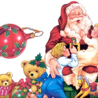 Santa Claus with children