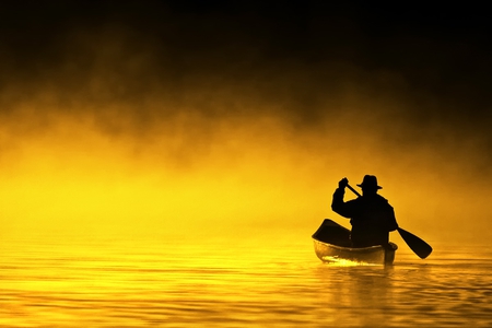 LIQUID GOLD - liquid, canoe, ocean, gold