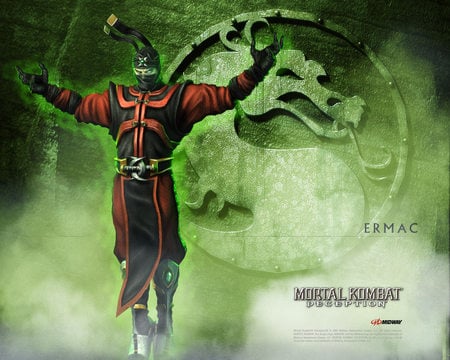 ERMAC - mortal kombat, green, awsome, power