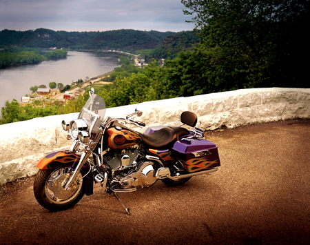 West bound - lowrider, cruising, hog, america icon, harley davidson