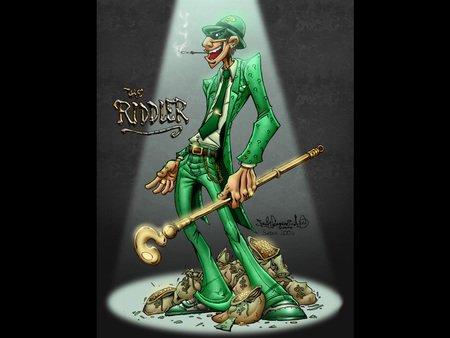 Riddler - riddler, fantasy, comic, villian