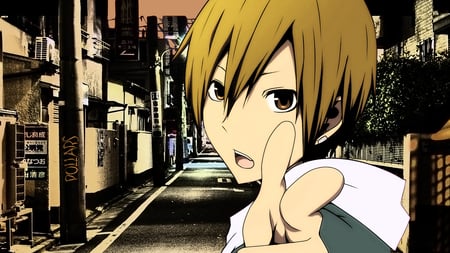 Masaomi Kida Duararara - city, dollars, masaomi kida, durarara