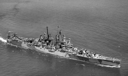 Light cruiser USS Astoria CL-90 - cruiser, war, ww2, light, navy, uss, astoria