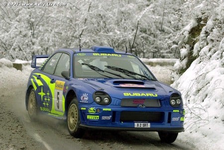 Richard Burns - cars, wrc, subaru, rally, impreza, richard burns