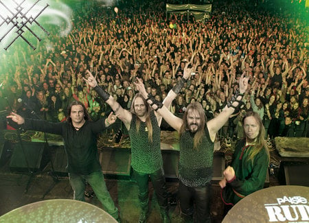 Metsatoll - band, metsatoll, live, viking, group shot, metal, folk, pagan, heavy, concert