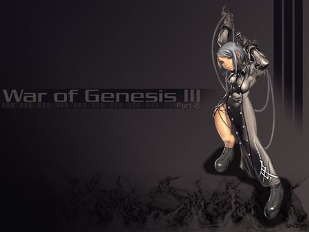 war of genesis - genesis, awsome, girl, black