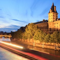 Ship cruise on Seine River