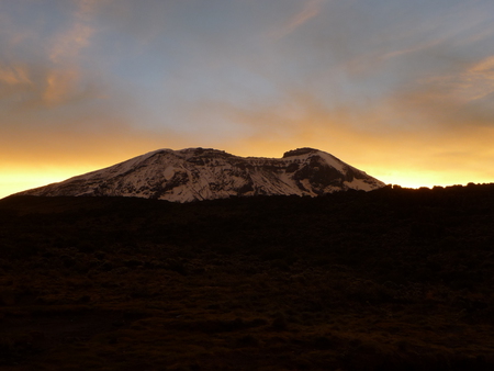 Sunrise Over Kilimanjaro - kilimanjaro, mountain, africa, sun