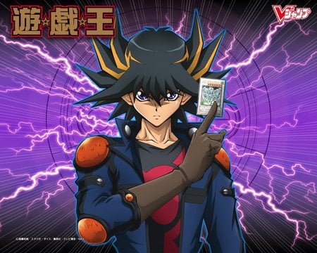 yusei fudo - card, fudo, yu gi oh, yusei