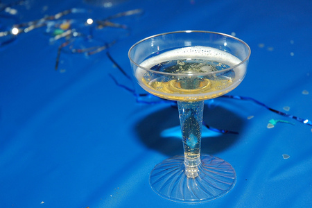 Champagne - celebration, toast, champagne, blue, wine, cup