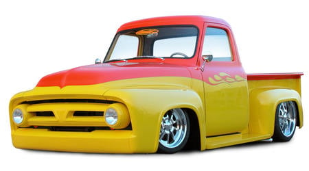 Custom 1955 Ford F-100 - classic, ford, custom, truck