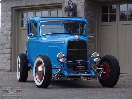 1932 Ford Hot Rod Coupe - hot rod, vintage, classic, ford, coupe