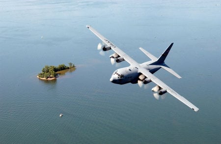 Lockheed C-130 Hercules - us air force, lockheed, transport aircraft, united states air force