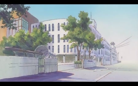 Ryouou High School - high school, ryouou, lucky star, screenshot