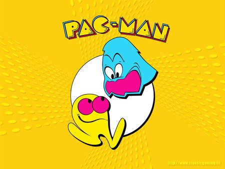 pac man - game, old, pac, video, man, wallpaper