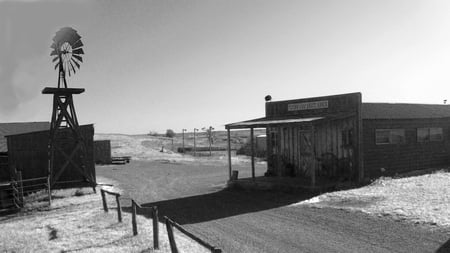 Flying W - ranch, black and white, oklahoma, oldies