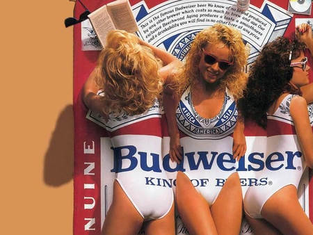 Bud Girl - ad, beer, model, swimsuit