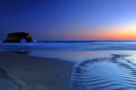 California-Beach-Sunset - picture, beach, california, cool, sunset