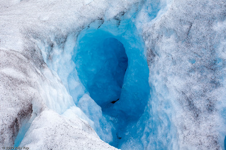 The Blue Hole, Norway - ice, frozen, white, blue, frost, hole